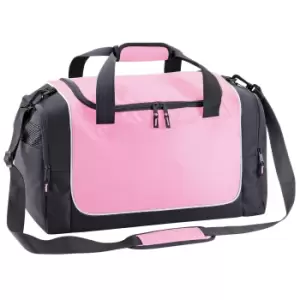 Image of Quadra Teamwear Locker Duffle Bag (30 Litres) (Pack of 2) (One Size) (Classic Pink/Graphite/Whi)
