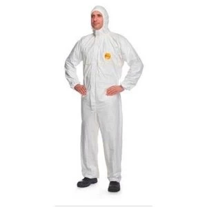 Image of DuPont Easysafe Coverall Hooded 2XL White