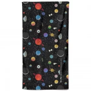 image of Rick and Morty Space Pattern Bath Towel