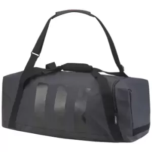 Image of Adidas 3 Stripes Medium Duffle Bag (One Size) (Dark Grey/ Black/ Scarlet)