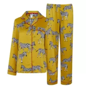 Image of Chelsea Peers Satin Pyjama Set - Yellow