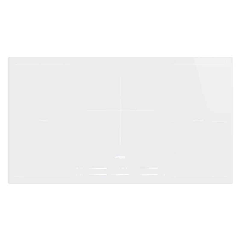 Image of Smeg SI2M7953DW 90cm White Glass Induction Hob SI2M7953DW White