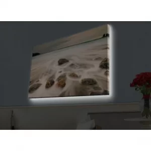 Image of 4570HDACT-005 Multicolor Decorative LED Lighted Canvas Painting