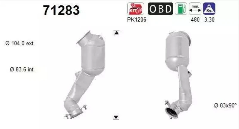 Image of Catalytic converter VEGAZ MK-366
