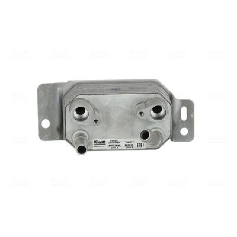 Image of NISSENS 91600 Oil Cooler, automatic transmission without gaskets/seals Aluminium Oil Cooler,automatic transmission (1047)