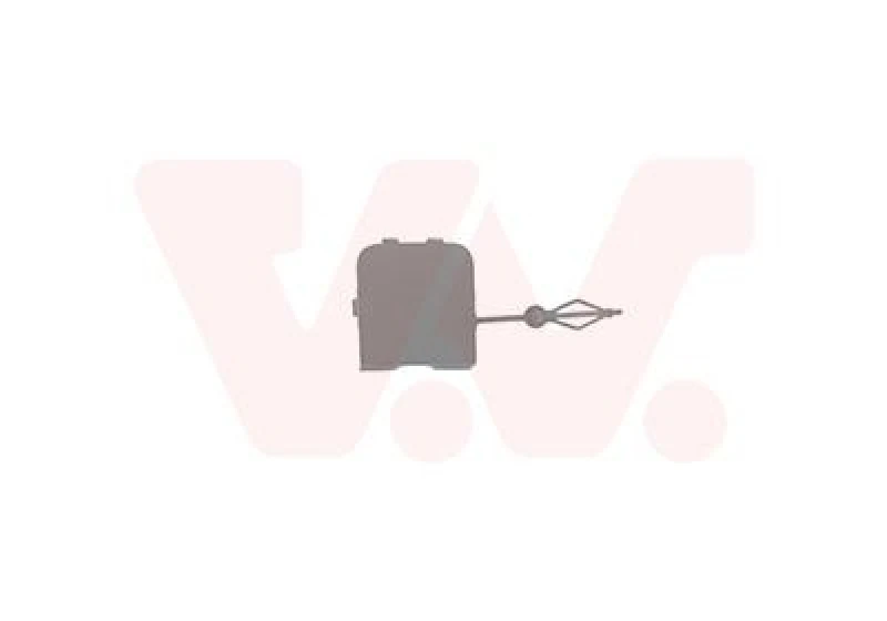 Image of VAN WEZEL Tow hook cover VAN WEZEL 4083587