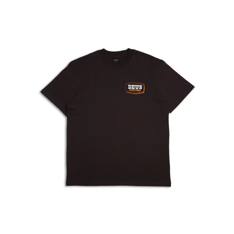 Image of Deus Ex Machina T-Shirt Deus Ex Machina Buckle Up Marron Unisex S