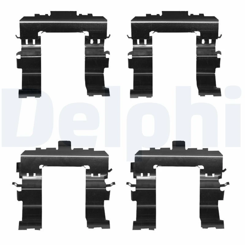 Image of DELPHI Brake pad fitting kit DELPHI LX0672