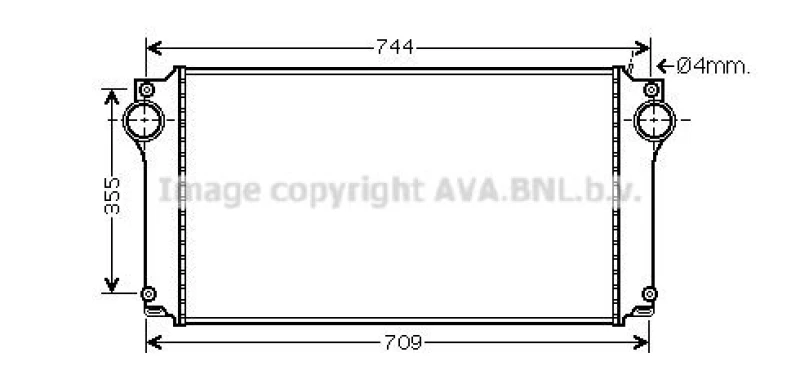 Image of Intercooler PRASCO TOA4362