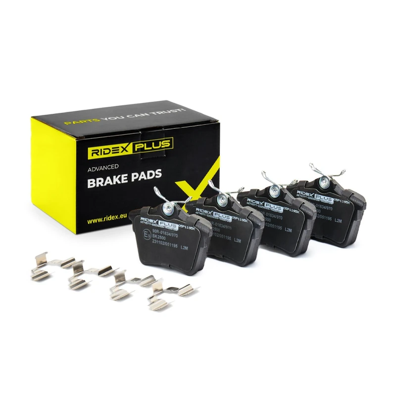 Image of RIDEX PLUS Brake pad set RIDEX PLUS 402B0128P