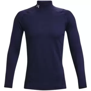 Image of Under Armour CG Armour Fitted Mock - Blue