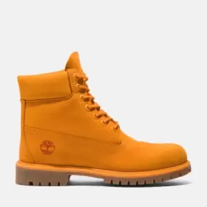 image of Timberland 50th Edition Premium 6" Waterproof Boot For Men In Orange Orange, Size 8