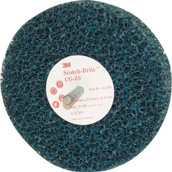 Image of 61169 CG-ZS Disc 150X25MMXCRS (8MM Spindle) - 3M