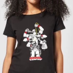 Image of Marvel Deadpool Multitasking Womens T-Shirt - Black