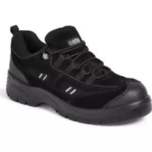 Image of Apache AP302SM Suede Safety Trainers Black Size 3