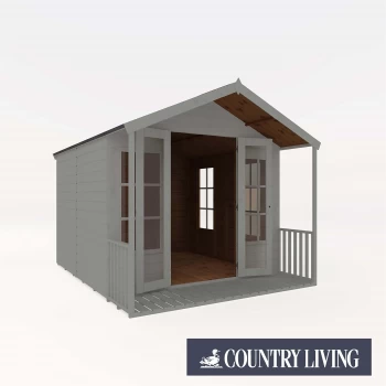 image of Country Living Tuxford 10 x 8 Premium Traditional Summerhouse Painted + Installation - Thorpe Towers