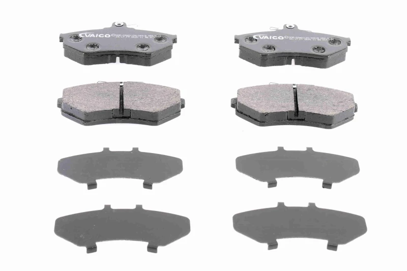Image of VAICO V10-8113 Brake pad set Front Axle, excl. wear warning contact, Q+, original equipment manufacturer quality Brake Pad Set,disc brake (402)