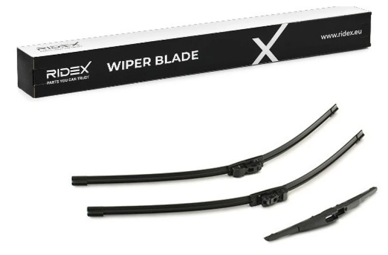 Image of RIDEX 298W17086 Wiper blade Front and Rear, Standard, 725mm Wiper Blade (298)
