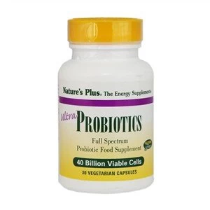 Image of Natures Plus Ultra Probiotics Vegetarian Capsules 60 Caps