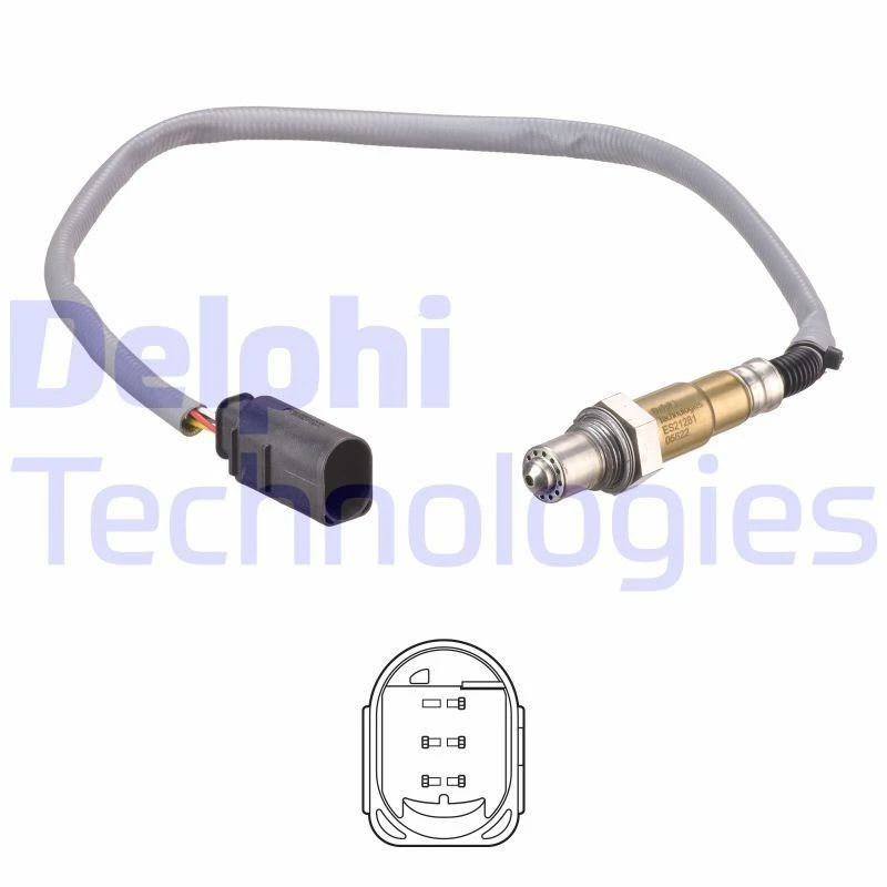 Image of DELPHI Lambda sensor DELPHI ES21281-12B1
