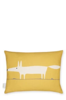 image of Scion Mr Fox Cushion Yellow