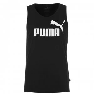 image of Puma 1 Sleeveless T Shirt Mens - Black/White