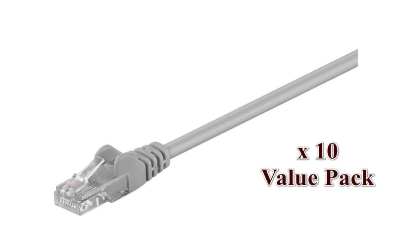 Image of Microconnect V-UTP505VP networking cable Grey 5m Cat5e U/UTP (UTP)