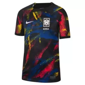 Image of Nike 2022 Stadium Away Big Kids Nike Dri-FIT Soccer Jersey - Black