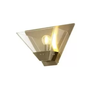 Image of Wall Lamp, 1 Light E14, Antique Brass - Luminosa Lighting