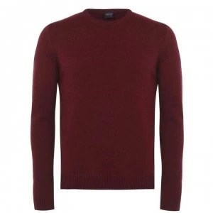 image of Paul And Shark Wool Blend Jumper - Burgundy 499