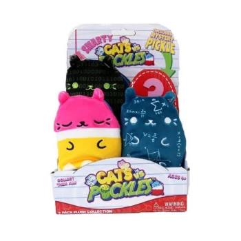 Image of Cats Vs Pickles - 4 Pack Themed Smarty Soft Toys