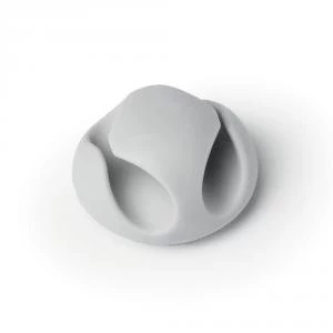 Image of Durable CAVOLINE CLIP2 Self Adhesive Cable Clips Grey Ref 503810 Pack