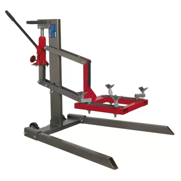 Image of Sealey MCL500 Single Post Motorcycle Lift 450kg Capacity