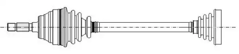 Image of ERA Benelux DA65246 Drive shaft Front Axle Right Drive Shaft (13)