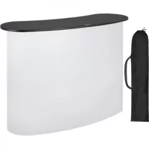 Image of VEVOR Trade Show Display Tension Frame Display Portable Pop Up Trade Show Display Counter Promotion Foldable Podium Table Stand