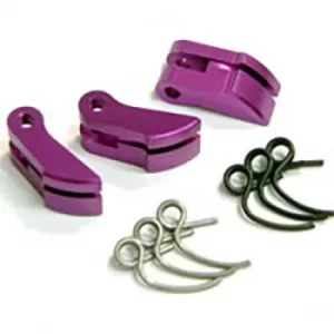Image of Fastrax Purple Heavy Aluminium Clutch Shoe (Inc 1.0 & 1.1Mm Springs)