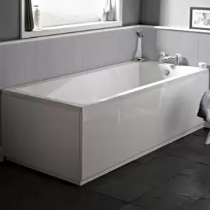Image of Nuie Linton Single Ended Rectangular Bath 1800mm x 800mm - Acrylic