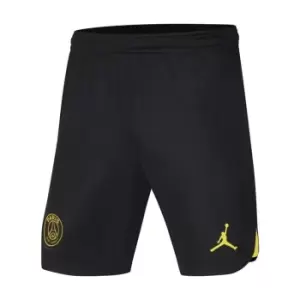 image of Nike PSG 2022/23 Stadium Fourth Jordan Dri-FIT Football Shorts - Black