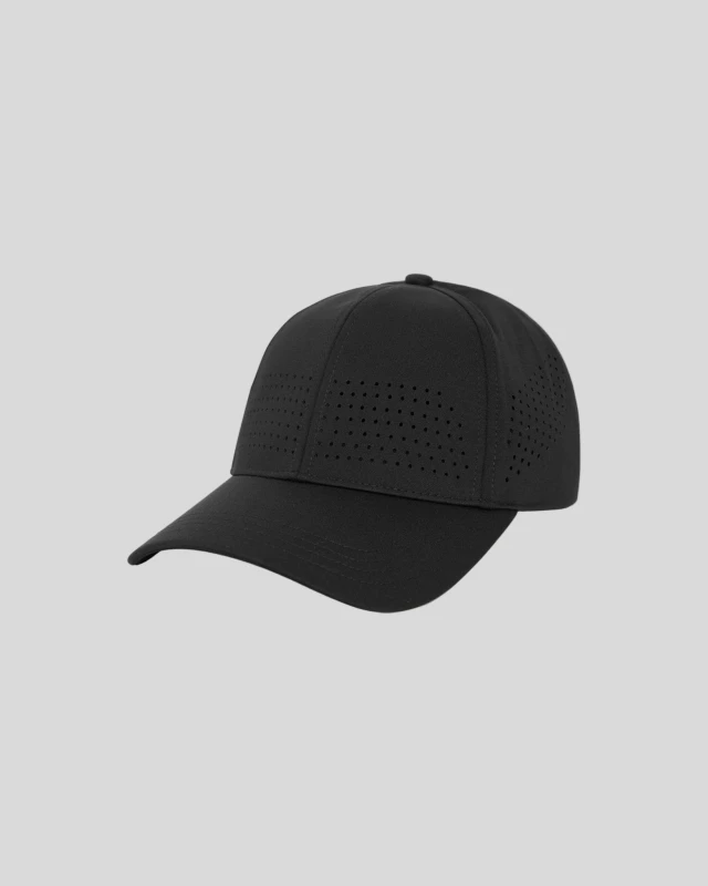 Image of Lyle & Scott Mens Golf Ventilated Performance Cap in Black