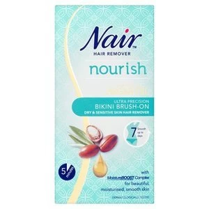 Image of Nair Bikini Brush On Hair Removal Cream 60ml