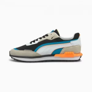 Image of Womens PUMA City Rider Trainers, Vaporous Grey/Black Size 6 Shoes