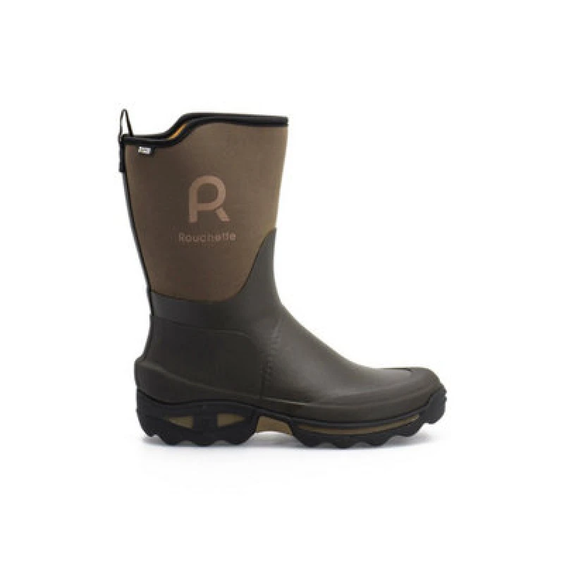 Image of Rouchette Mens Half Wellington Garden Boots - Brown