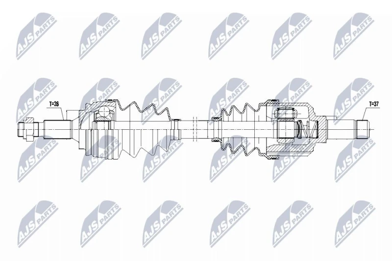 Image of NTY Drive shaft NTY NPW-PE-119