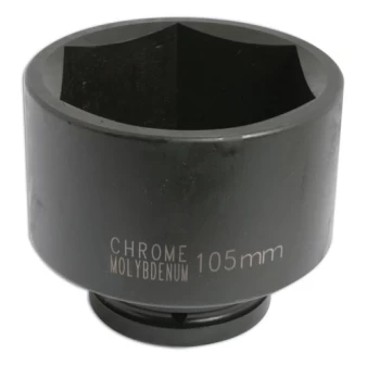 Image of Laser Tools 4815 Hub Nut Socket 105mm - DAF Chrome Molybdenum