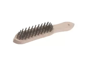 Image of Silverline PB15 Heavy Duty Wire Brush 4 Row