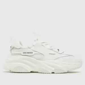 Image of Steve Madden White Possession Trainers