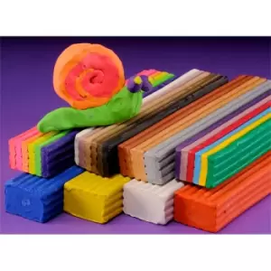 Image of Scola 10103/20/A Colour Clay (Plasticine) 10Kg - 20 Assorted - 18 ...
