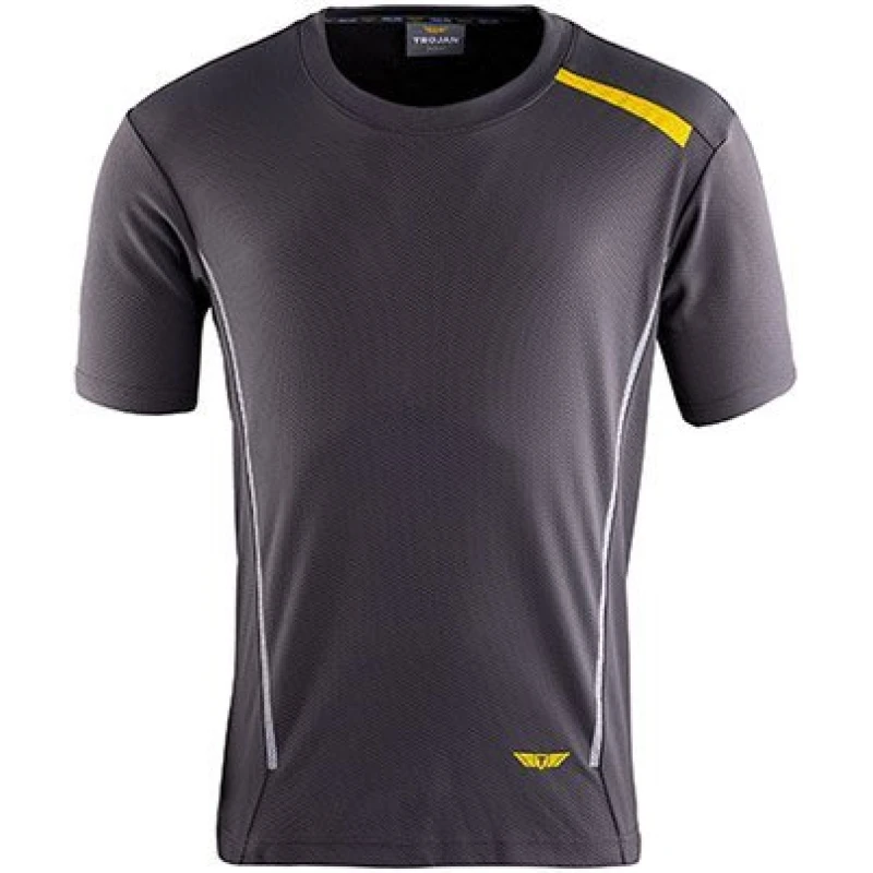 Image of Trojan Trojan Mens Grey T-Shirt M 18L4204