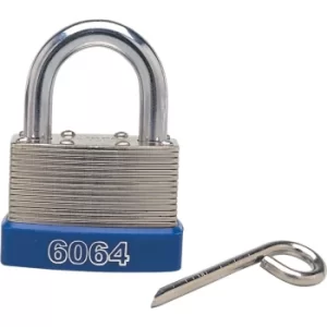 image of 46X25MM Laminated Steel 4 No Combination Padlock