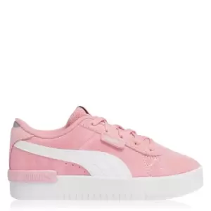 image of Puma Jada Suede Child Girls Trainers - Pink